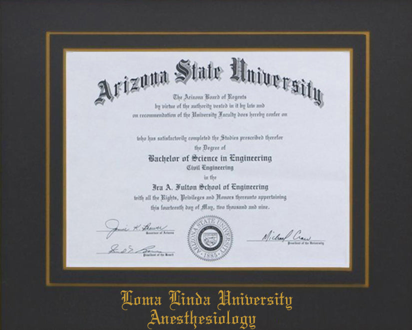 SINGLE DIPLOMA MAT ONLY