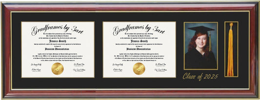 Double Diploma Tassel and 5x7 picture