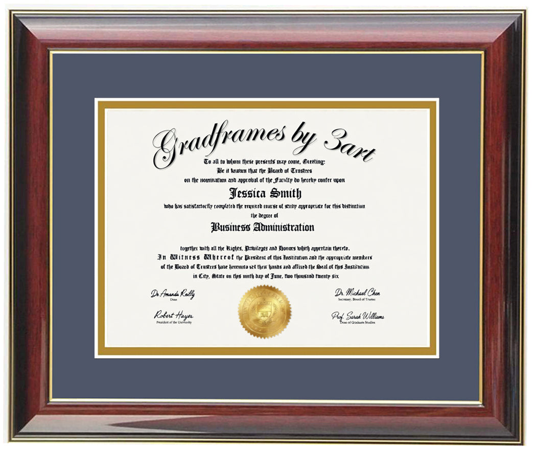 Custom black with gold   wood diploma frame with a high-gloss finish, Handcrafted, featuring a double mat in black and gold ,6x8,7x9,8x10,8.5x11,9x12,10x12,10x13,11x14,12x15,12x16,11x17,14x17,14x18,13.5x15.5,8.25x11.75