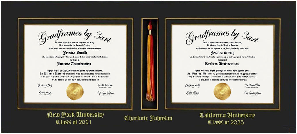 DOUBLE DIPLOMA TASSEL MAT ONLY