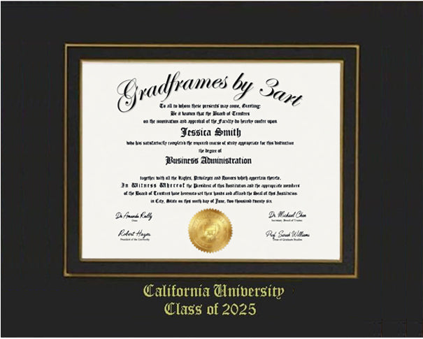 SINGLE DIPLOMA MAT ONLY