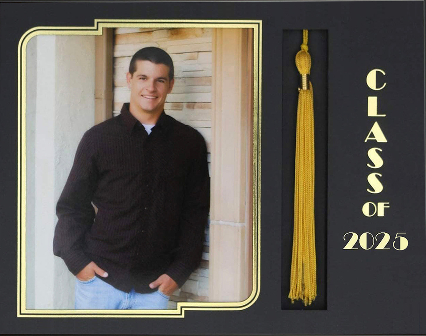 GRADUATION MAT 8 X 10 PICTURE AND TASSEL ( 11x14 )