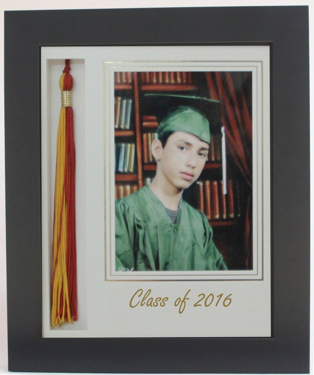 GRADUATION FRAME WITH TASSEL 5X7 PIC BLACK-B