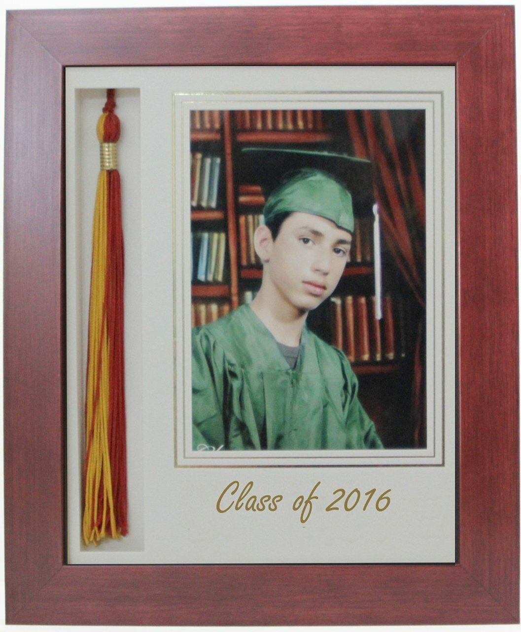 GRADUATION FRAME WITH TASSEL 5X7 PIC BLACK-W