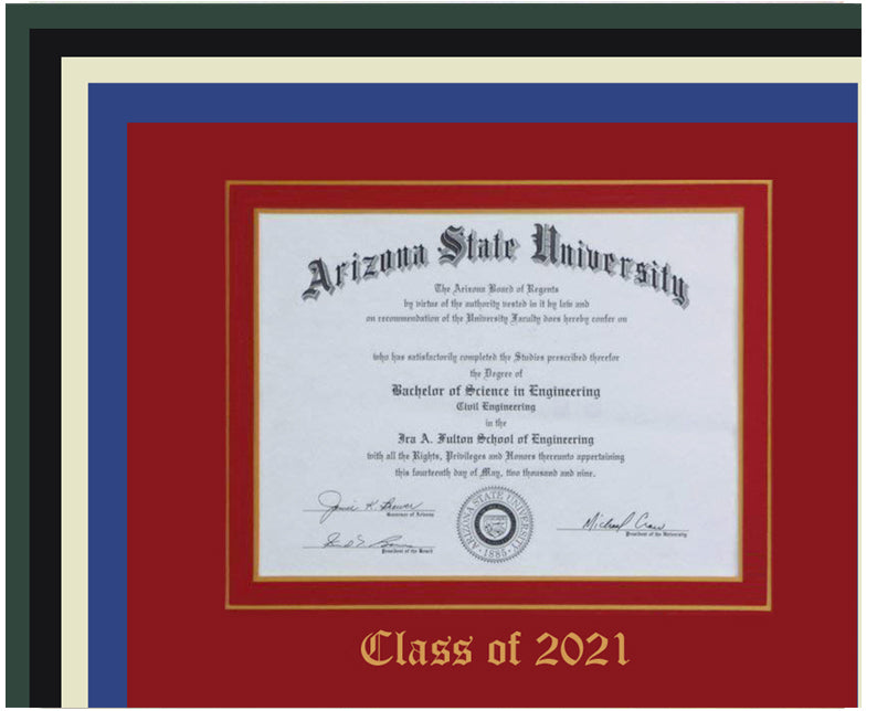 SINGLE DIPLOMA MAT ONLY