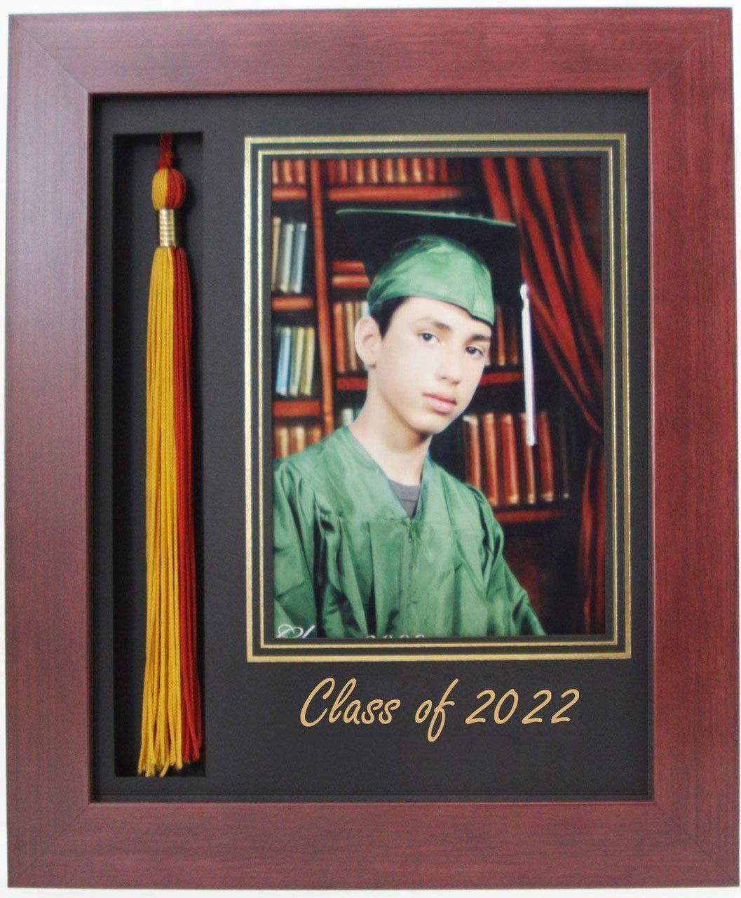 GRADUATION FRAME WITH TASSEL 5X7 PIC BLACK-W