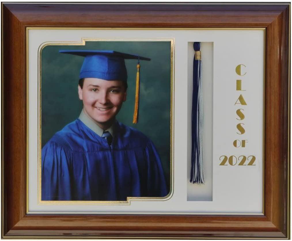 GRADUATION FRAME WITH TASSEL 8X10 PIC WALNUT – GradFrames By 3art